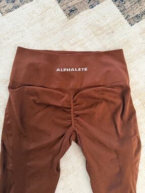 Alphalete Brown Seamless Leggings